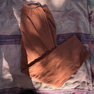 Brown Suede Pants